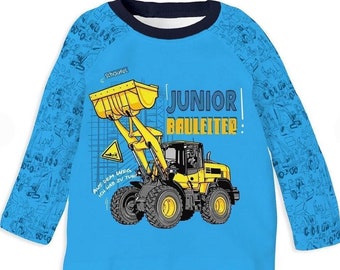 Pullover Baustelle Bauleiter Kinder | Hausbau Pulli | Kleidung Junge Mädchen | Baby | Sweatshirt | Kindergarten Krippe