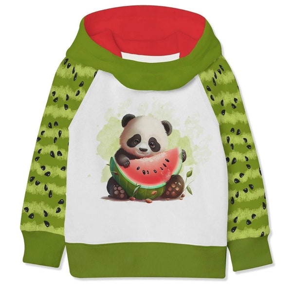 Pullover Panda | Jungen Mädchen | warmer Hoodie Geschwister Outfit | Kinder Baby | Sweatshirt |  Geschenk | Kindergarten Krippe