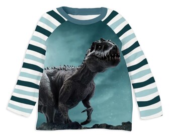 Pullover Dinosaurier Kinder | Dino Tyrannosaurus rex Pulli | Junge Mädchen | Baby | Sweatshirt | Kindergarten Krippe | Kinderkleidung