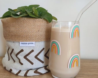 Rainbow Drinking Glass