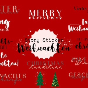 Instagram Story Sticker Christmas/Weihnachten