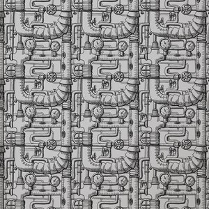 Water Pipes Peel Stick and Traditional Wallpaper, Elements of a plumbing Wall Mural, Water Supply Networks