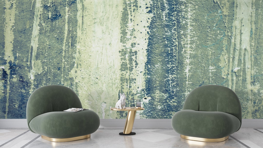 Self Adhesive Concrete Wallpaper, Traditional Wallpaper, Peel and Stick