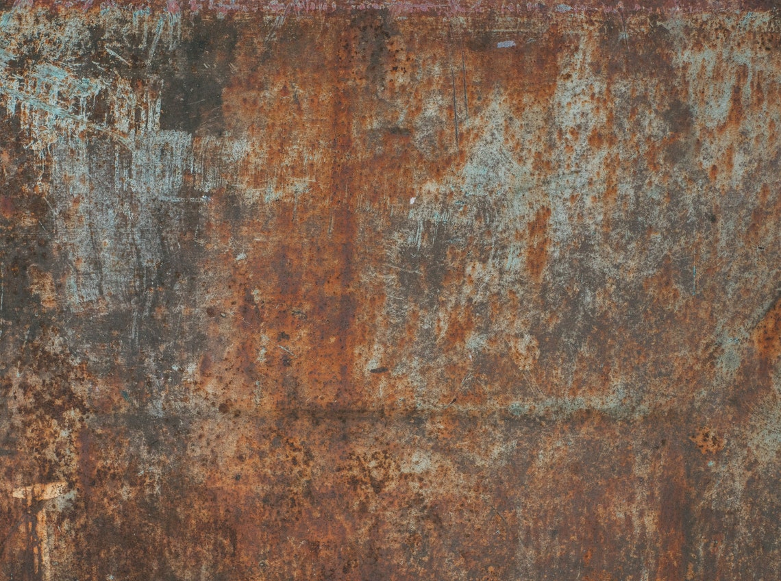 Dark Worn Rusty Metal Wallpaper Peel Stick Rusty Art - Etsy UK