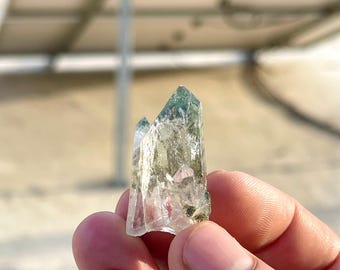 Natürlicher Chlorquarz-Kristall, Nord-Shegar-Tal Pakistan
