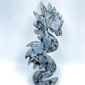 Natural larvakite stone handmade carving Dragon from zhob Baluchistan Pakistan and Afghanistan. Natural gems mineral crystal and rock
