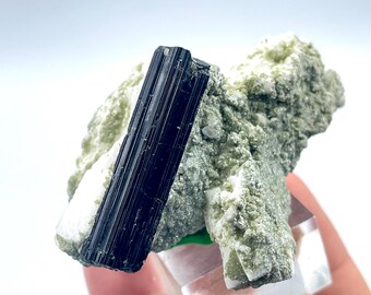 Black Tourmaline Specimen with Feldspar, Skardu Valley Pakistan