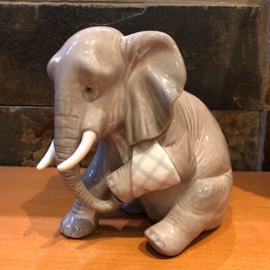 Lladro Elephant - Etsy Lladro Elephant - Etsy