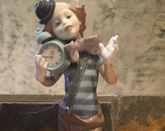 5056 CLOWN With ALARM CLOCK Lladro - Etsy
