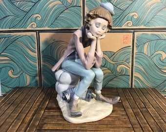 5058 CLOWN THINKING LLADRO