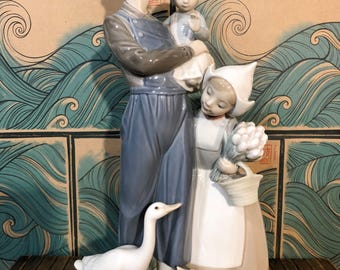 Lladro “jolly Santa” 6500 Porcelain Santa Claus Figurine Mint