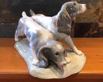 Very Rare 0442 COUPLE Of COCKER SPANIELS Lladro