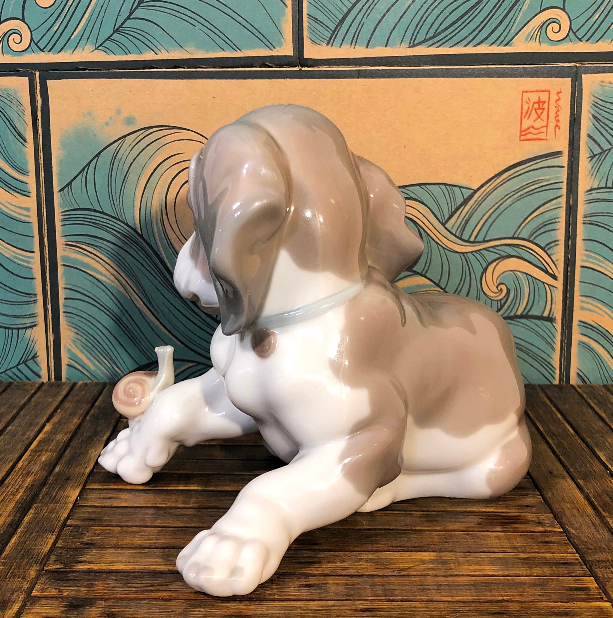 1139 犬とカタツムリ リヤドロ - Etsy 日本