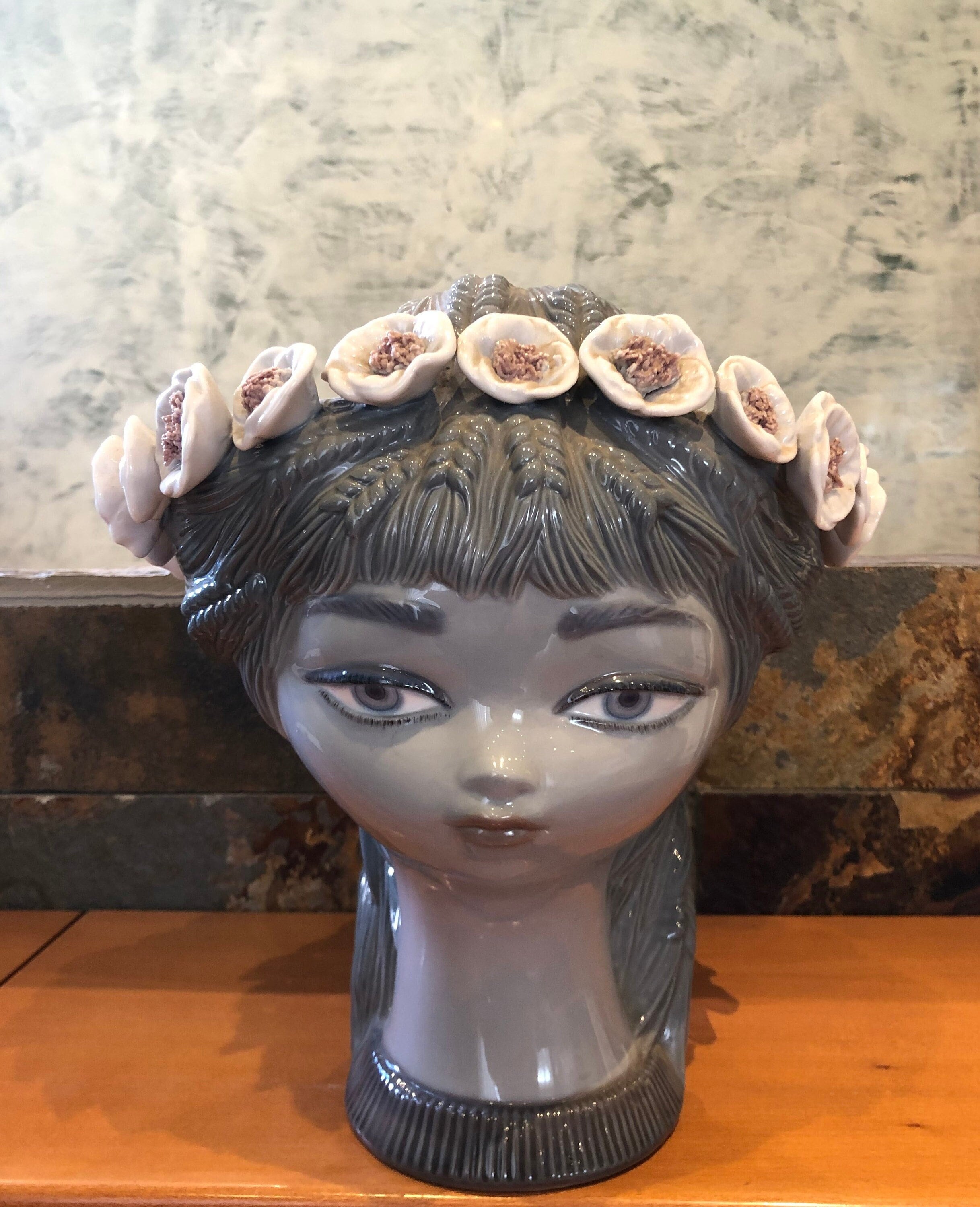 RARE 1107 GIRL'S HEAD Lladro - Etsy