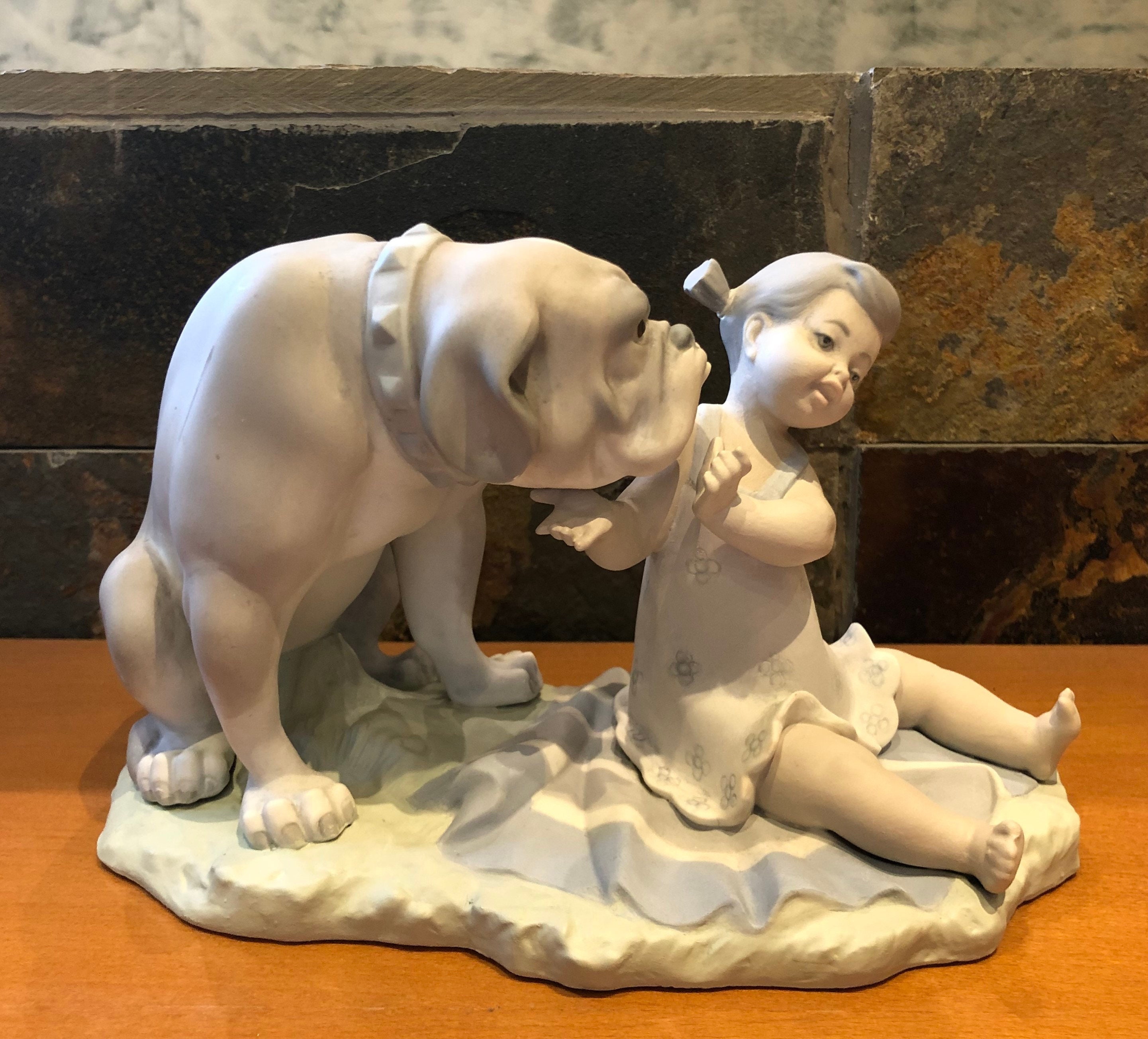 Lladro Bulldog - Etsy Canada