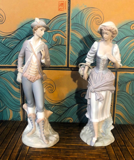 リヤドロ フィギュリン LLADRO 陶器人形 0 バスケットを持つ少女 希少