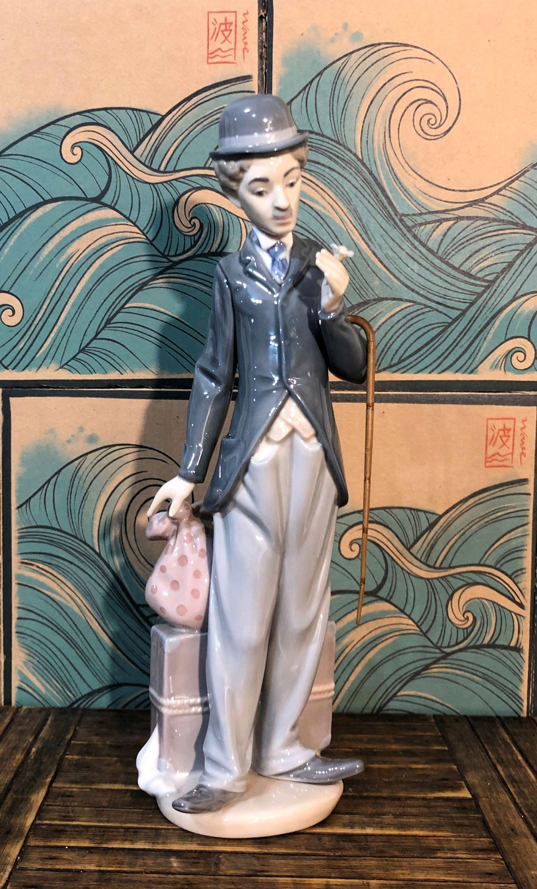 Lladro Charlie Chaplin - Etsy