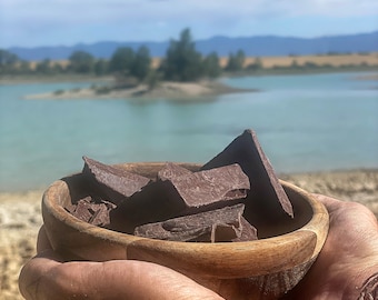 PRANA CACAO - Cacao sacré du pérou en MASSE - Cru, bio et équitable - Qualité cérémoniale