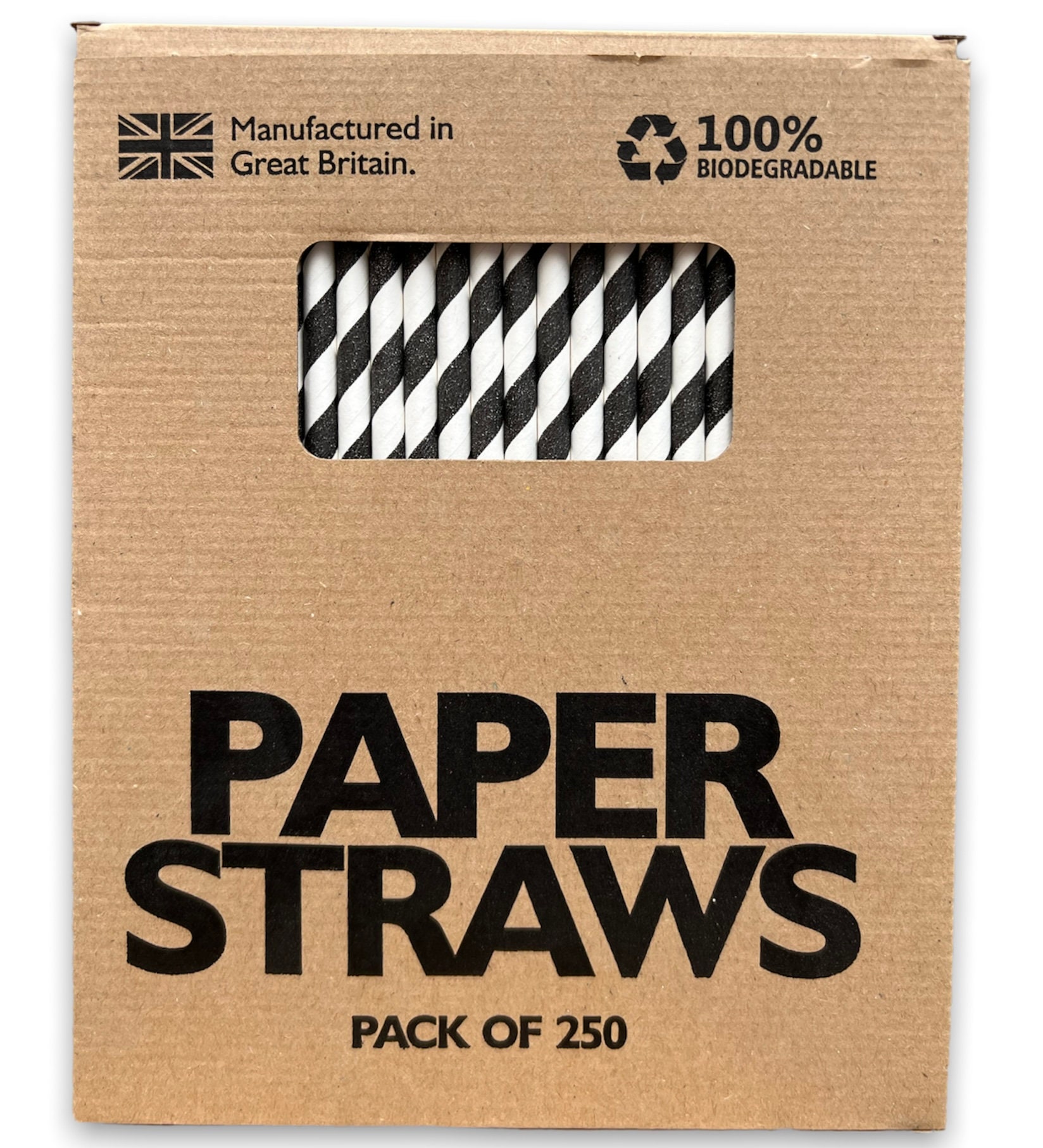 10 Red Striped Jumbo Paper Straws - 4800 Ct.