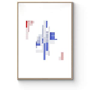 ASCII Study #5 - A4 - Original no print - Abstract Geometric Line Art - Minimal Wall Art - Pen Plotter Art