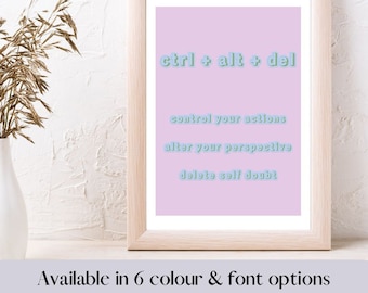 Alter perspective Print | Empowerment Print | Self Love | Positive Quote | Inspirational Print | Wall Art | Gifts for her | Affirmation