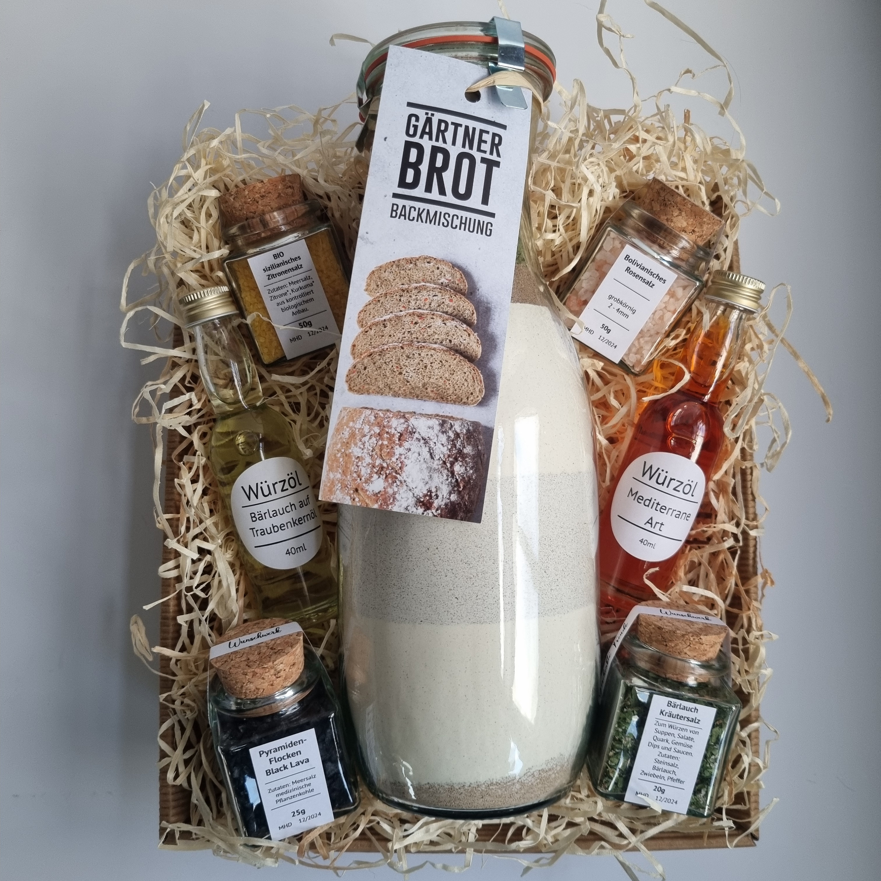 Brot und Salz Modernes Geschenk zum Umzug / Einzug oder Richtfest mit