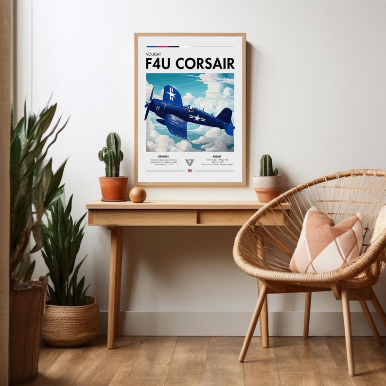 Vought F4U Corsair poster