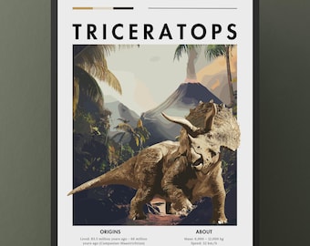 Triceratops art, Triceratops Dinosaur