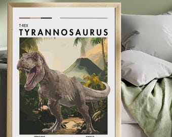 ティラノサウルス レックス ウォール アート、T-レックス恐竜