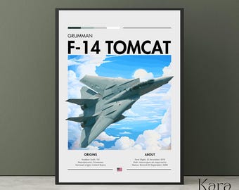Grumman F-14 Tomcat Print: Supersonic Aviation Art