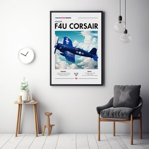 Vought F4U Corsair poster
