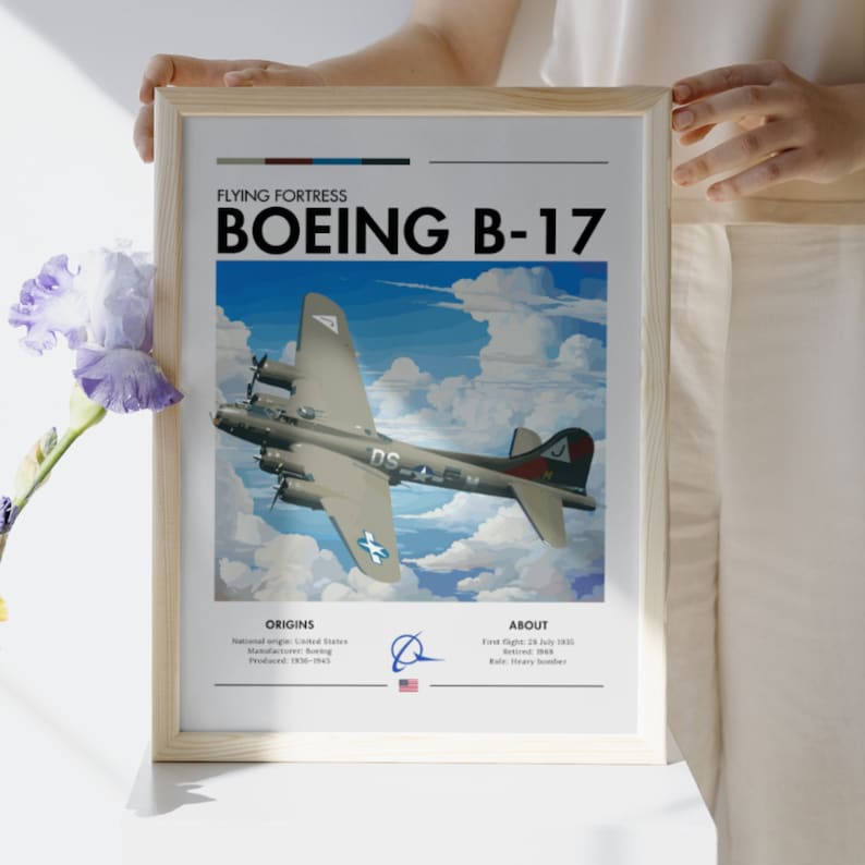 Boeing B-17 Flying Fortress Poster