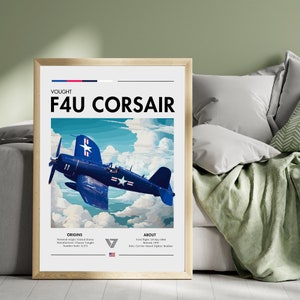 Vought F4U Corsair poster