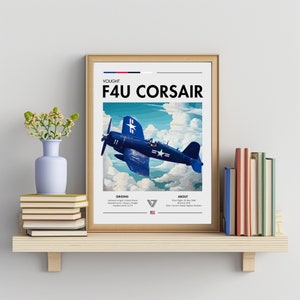 Vought F4U Corsair poster