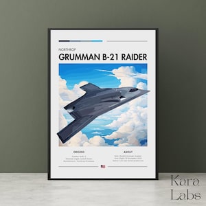 Druk bombowca stealth B-21 Raider – sztuka lotnictwa USAF