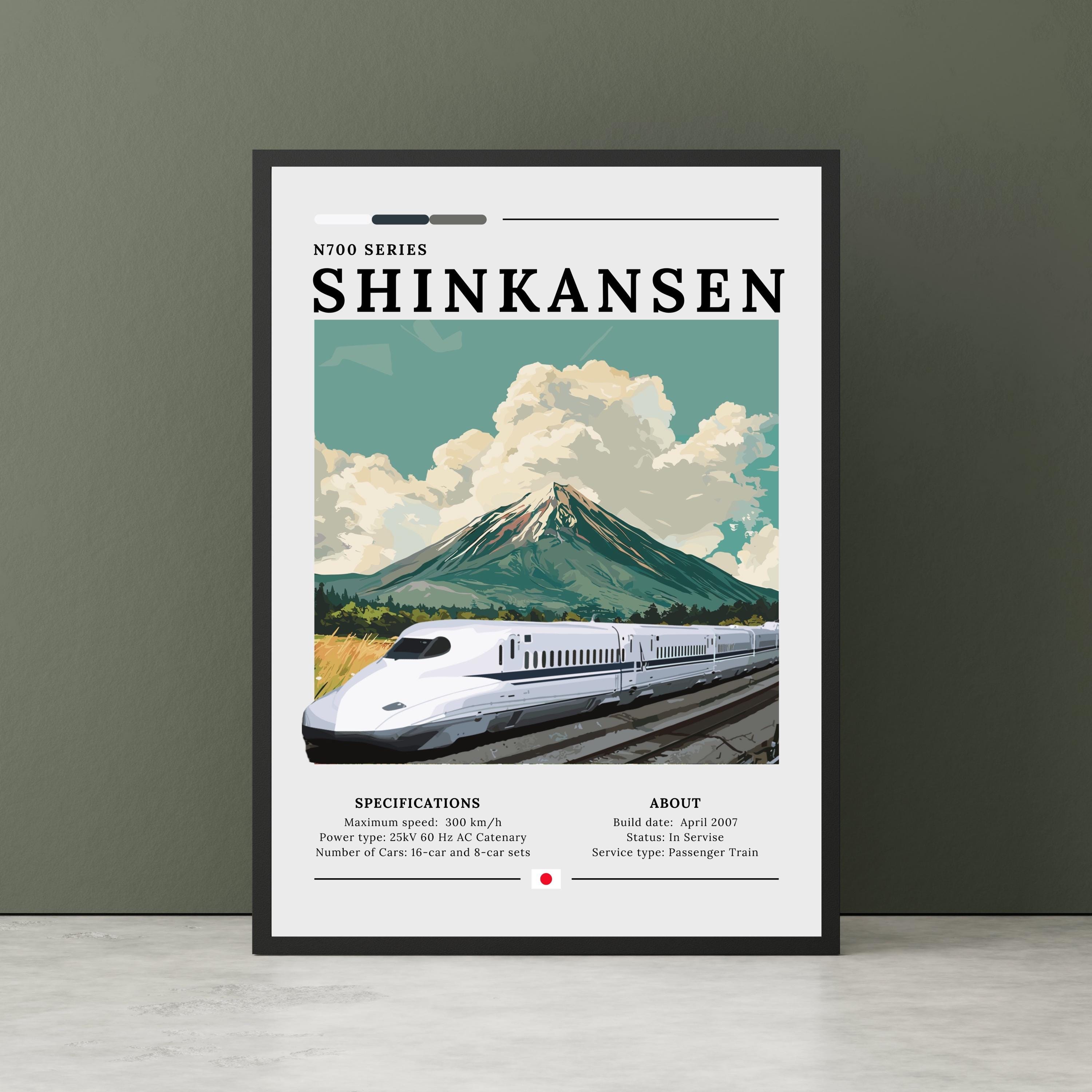 Shinkansen Print - Etsy