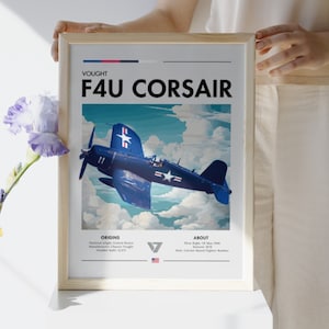 Vought F4U Corsair poster