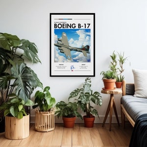 Boeing B-17 Flying Fortress Poster