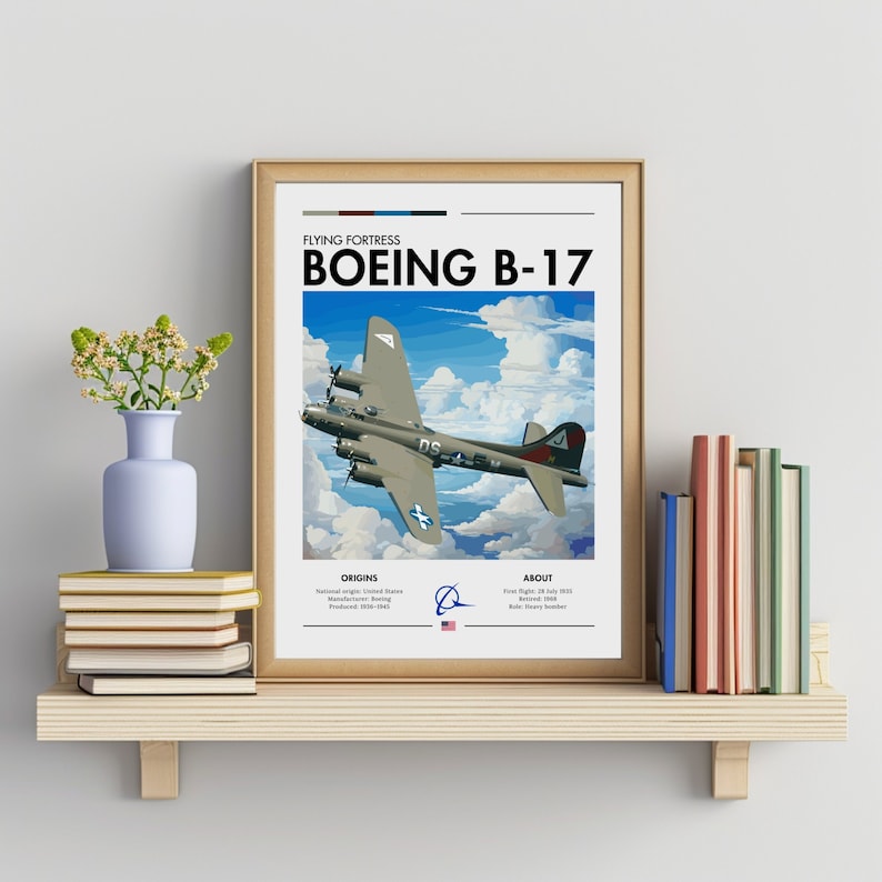 Boeing B-17 Flying Fortress Poster
