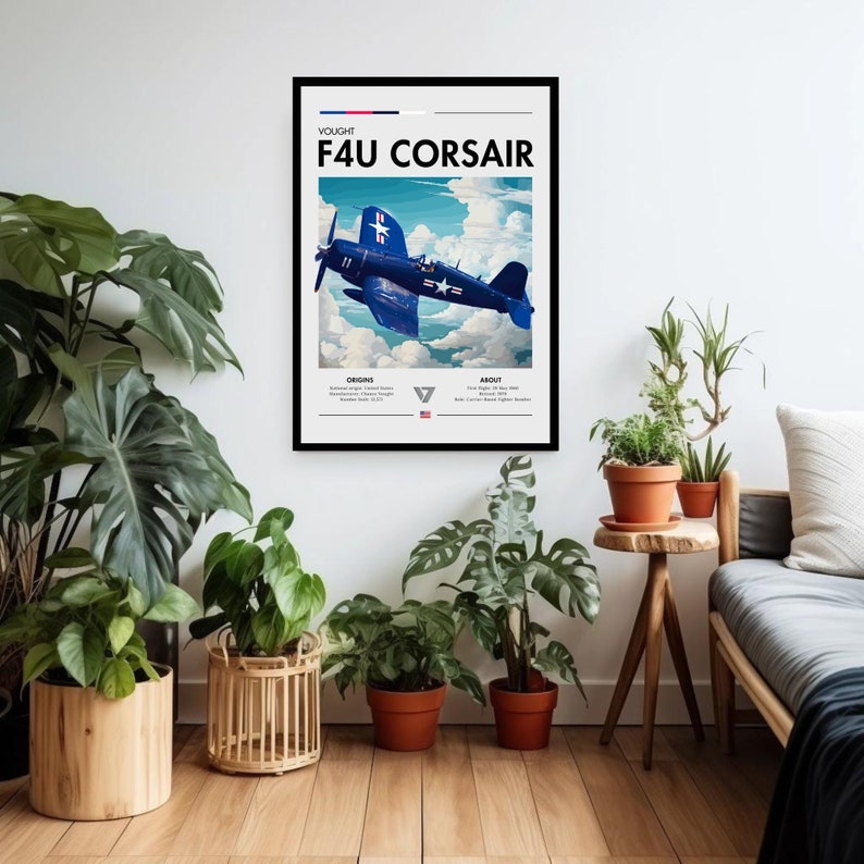 Vought F4U Corsair poster