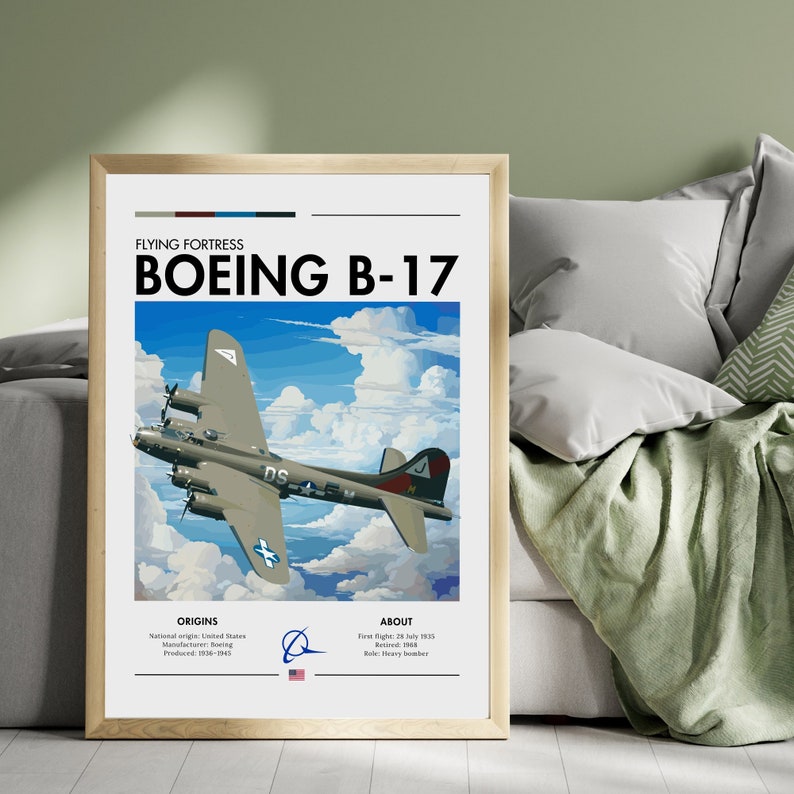 Boeing B-17 Flying Fortress Poster
