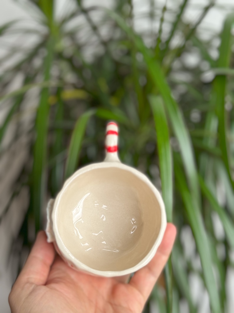 Ceramic Christmas Mug Handmade Ceramic Christmas Tree Candy Etsy