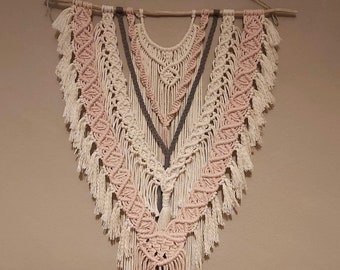 Large macrame wall hanging