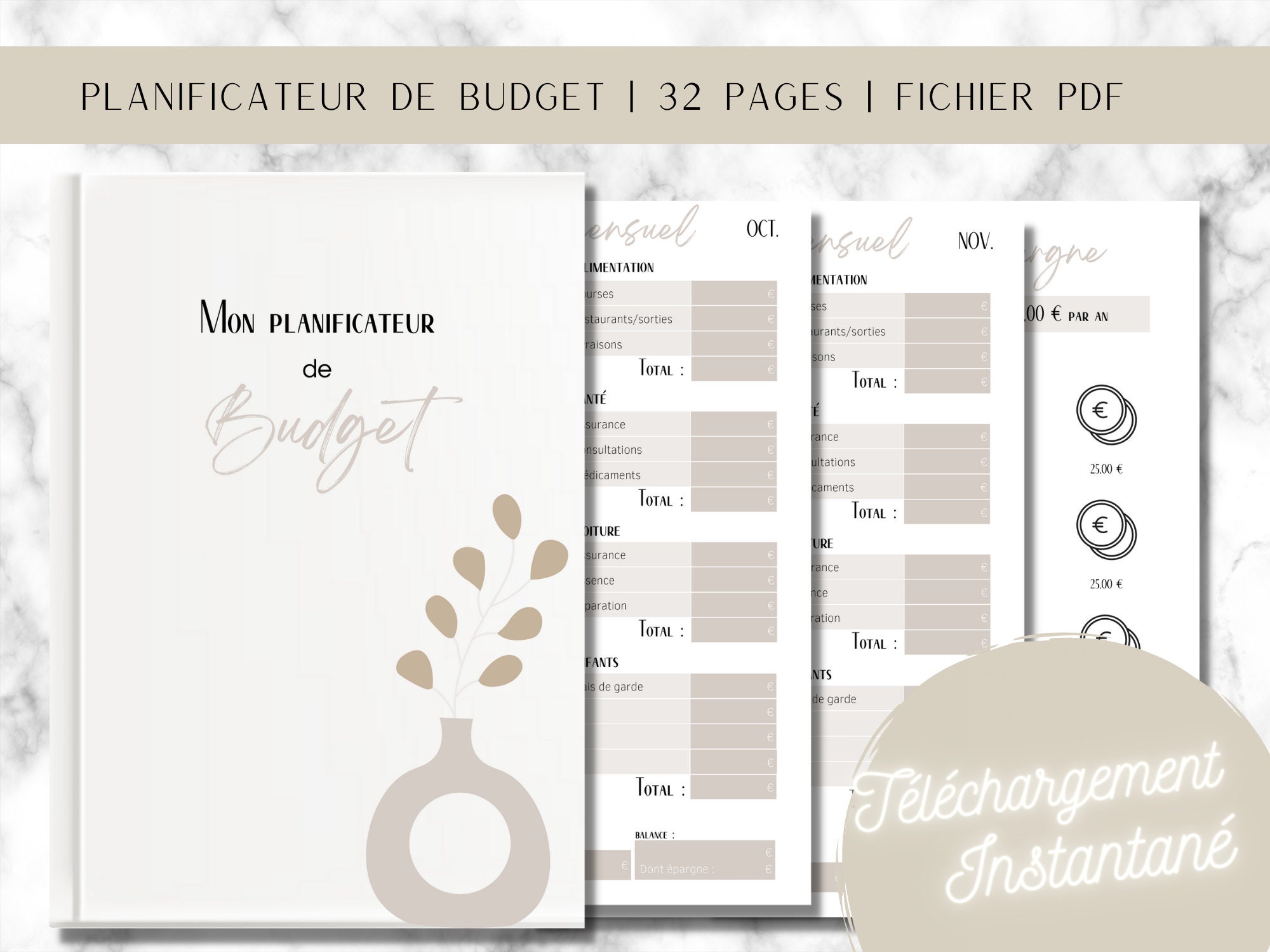 Pages De Garde Cahier Mathi Couverture carnet de budget - Etsy France