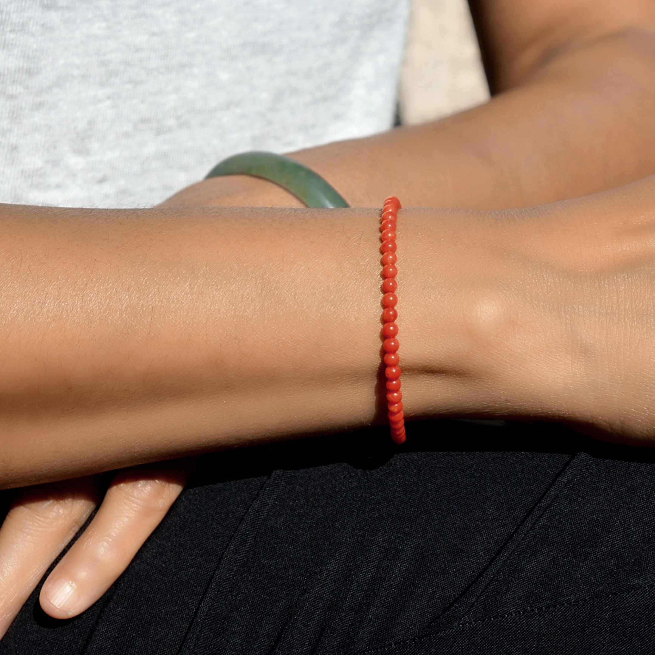 Red Coral Bracelet - Etsy