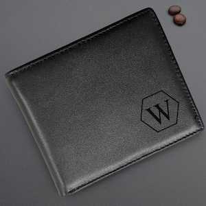 Cartera personalizada para hombre / Cartera de cuero de primera calidad para hombre / Regalo para él / Aniversario, padrinos de boda, regalo de cumpleaños / Regalo para papá