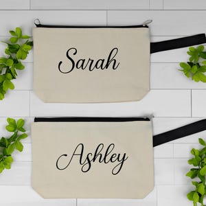 Personalized Makeup Bag, Best Gifts for Her, Bridesmaid Gifts Proposal, Custom Cosmetic Bag, Bachelorette Party Favors, Mothers Day Gift