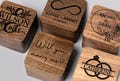 Personalized Wooden Wedding Ring Box, Custom Engraved Engagement Proposal Holder, Bridal Gift For Her, Engrave Ring Box