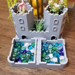 Large Castle Garden Succulent Planter | Succulent Garden | Succulent Pot