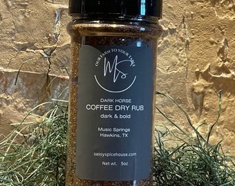 Dark Horse~COFFEE DRY RUB~dark & bold